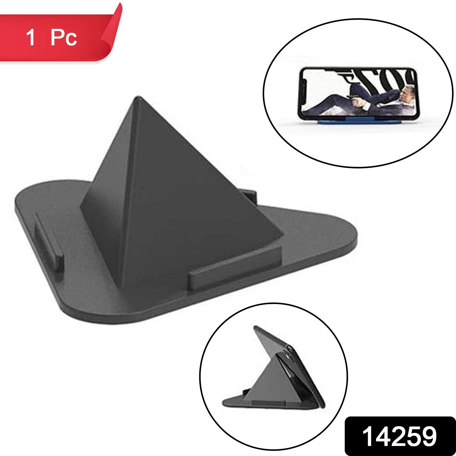 Black Pyramid Mobile Stand Black Pyramid Mobile Stand